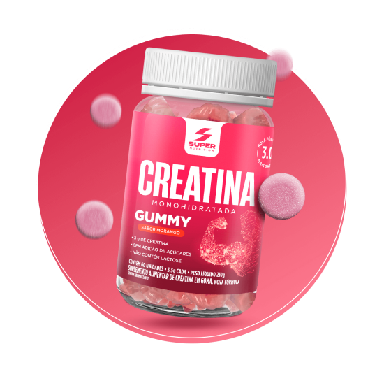 Creatina MonoHidratada sabor Morango