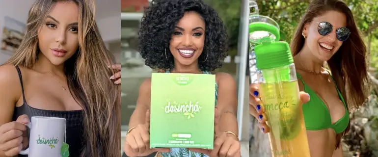 Mulheres que amam Desinchá Dia com suas canecas, embalagens e squeezes