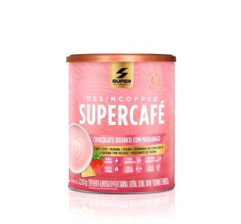 Compre 1 Leve 2 Supercafé Chocolate Branco com Morango