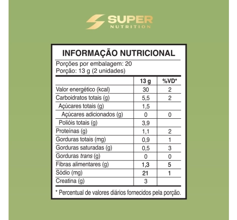 Caramelo de Creatina sabor Torta de Limão (40 unidades)
