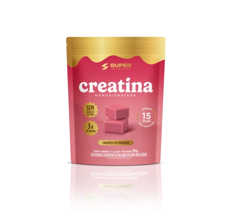 Caramelos de Creatina | Combo 3 Mini Packs (Caramelo, Brigadeiro&nbsp;e&nbsp;Morango)