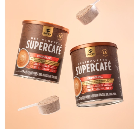 duas laras Desincoffee Supercafé Cinnamon Roll