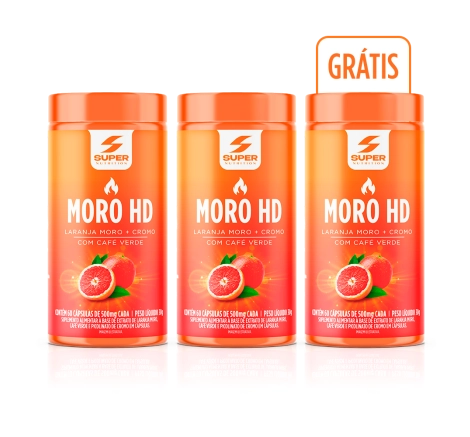 kit 3 Super Moro HD Com Laranja Moro, Café verde e Cromo 60 cápsulas kit 3 Super Moro HD Com Laranja Moro, Café verde e Cromo 60 cápsulas