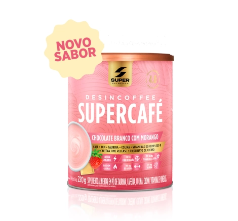Supercafé Chocolate Branco com Morango Supercafé Chocolate Branco com Morango