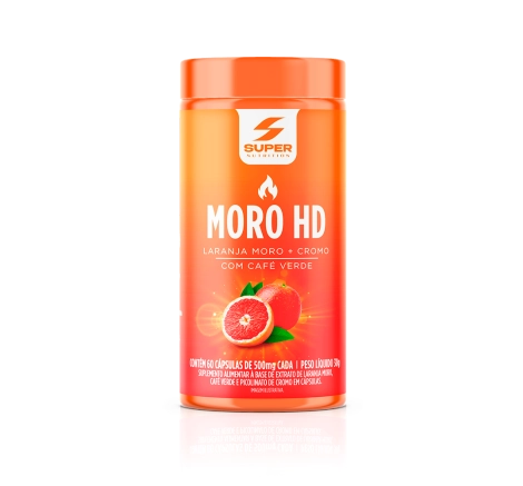 Super Moro HD Com Laranja Moro, Café verde e Cromo 60 cápsulas Super Moro HD Com Laranja Moro, Café verde e Cromo 60 cápsulas