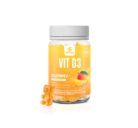  Gummy Vit D3 Sunshine Sabor Manga 30 gomas