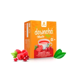 Desinchá Matte Framboesa e Cereja (10&nbsp;sachês)